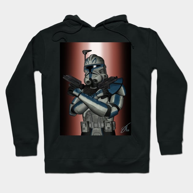 Captain Rex Hoodie by thouless_art